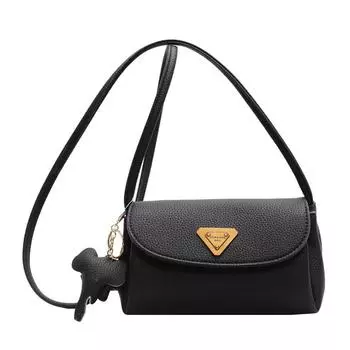 Новые женские сумки, простые и высококачественные на осень и зиму. чёрный