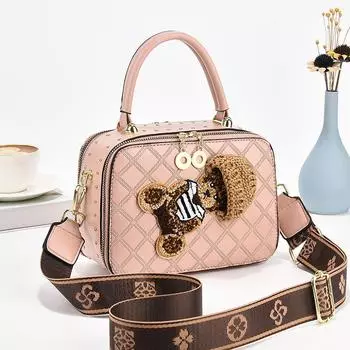 Новые женские сумки Rivet Small Square, женская сумка через плечо, качественная кожаная сумка через плечо, роскошные женские сумки, элегантные женские сумки