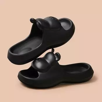 Новые женские тапочки 2024 года на плоской подошве Eva Indoor Slide House Slides Дешевые женские тапочки в наличии 36-37 зелёный