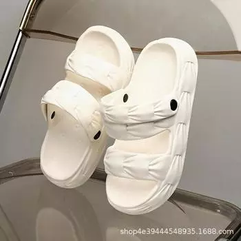 Новые женские тапочки из ЭВА на толстой подошве, одним словом классные 36-37 белый