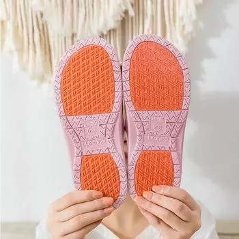 Новые женские тапочки, нескользящие тапочки, летние домашние сандалии и тапочки на толстой подошве для ванной комнаты, пара на мягкой подошве 40-41(fit 39-40) розовый