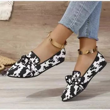 Новые женские трикотажные туфли на плоской подошве, дышащие, удобные, однотонные, повседневные, с острым носком, кроссовки для ходьбы, мокасины 36