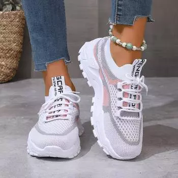 Новые женские туфли - это спортивная обувь для отдыха на высокой подошве 36