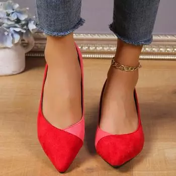 Новые женские туфли-балетки с острым носком, однотонные вязаные слипоны, повседневные дышащие офисные балетки, женские туфли-лоферы 36