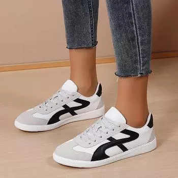 Новые женские туфли большого размера из сетчатой ткани, немецкие кроссовки, повседневные туфли в стиле ретро со шнуровкой, дышащие 44