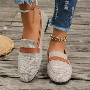 Новые женские туфли Лоферы Плоские туфли с острым носком Босоножки без застежек Повседневная обувь на низком каблуке Брендовая женская обувь класса люкс Новинка в цвете Butterfly 36 хаки