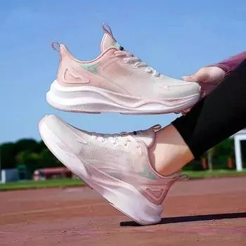 Новые женские туфли модные дышащие плетеные спортивные туфли удобные туфли на платформе прямая трансляция той же повседневной обуви 36 чёрный