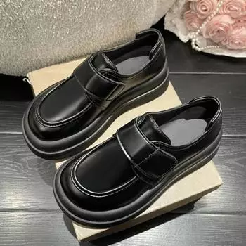 Новые женские туфли на плоской подошве с круглым носком, белые туфли на плоской подошве, женская спортивная обувь, популярная в весенний и осенний сезоны 35