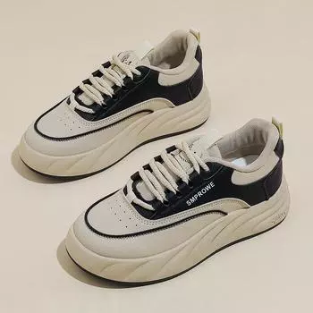 Новые женские туфли на весенней платформе, повседневные, удобные, модные дизайнерские туфли, качественные, на плоской подошве, женские кроссовки для отдыха на природе 35