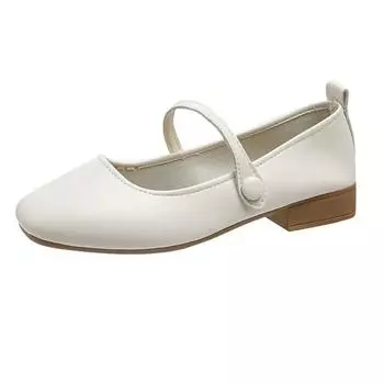 Новые женские туфли женские туфли на низком каблуке с неглубоким носком модные универсальные и популярные для женщин 35