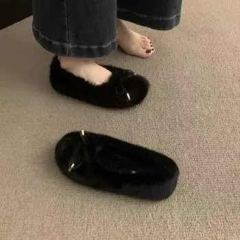 Новые женские туфли женские туфли на плоской подошве на низком каблуке повседневные женские кроссовки без застежек мокасины с мехом круглый носок неглубокая горловина лодочки без застежек зимние 35