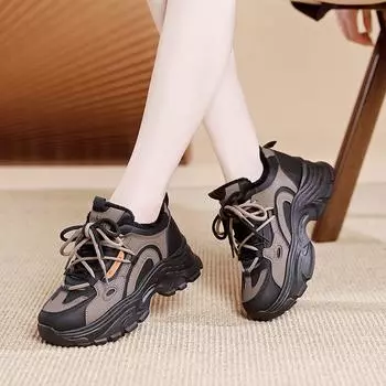 Новые женские туфли зимние бархатные утолщенные хлопковые туфли с мягкой подошвой кроссовки для папы студенческие туфли 35 чёрный