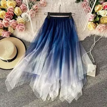 Новые женские юбки лета 2021 года One Size чёрный