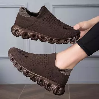 Новые женские вулканизированные туфли, высококачественные женские кроссовки, туфли на плоской подошве, женские носки, большой размер 43, плоская прогулочная обувь 35