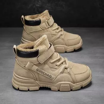 Новые зимние ботинки Martin для детей водонепроницаемые и теплые 28 верблюд