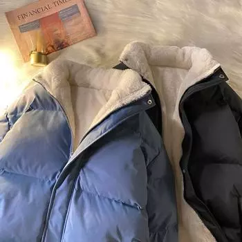 Новые зимние хлопковые пальто для мужчин, корейская версия, свободные однотонные, бархатные, утолщенные, теплая и удобная хлопковая одежда, хлопковые куртки для мужчин и M