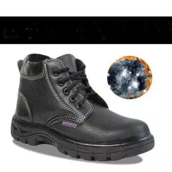 Новые зимние водонепроницаемые плюшевые утолщенные теплые зимние ботинки, мужские ботинки 39 чёрный