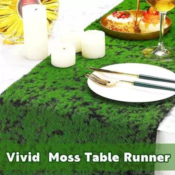 Новый 100*100 см искусственный ковер из мха для газона, природный ландшафтный дизайн, зеленый дом, стена, пол, украшение для свадьбы