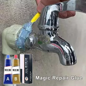 Новый 100 г AB прочный клей для ремонта металла прочность железный клей герметик адгезивная стойкость пластиковый Rep J1Z0 Black-100g