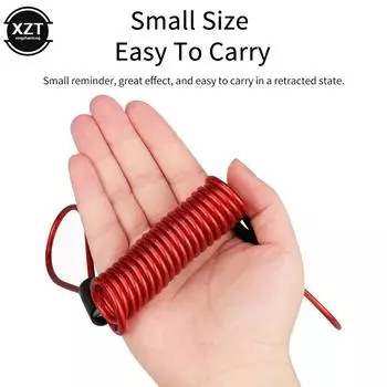 Новый 120 см замок тормозного диска мотоцикла скутер напоминание трос велосипедная пружина веревка сумка противоугонный трос защита сигнализация замки оранжевый