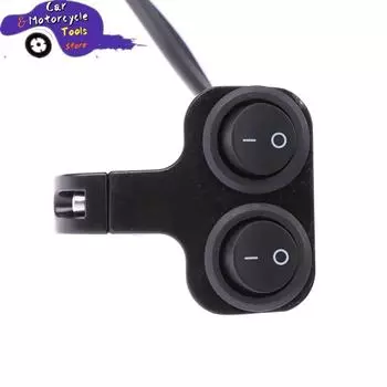 Новый 12 В мотоцикл ATV велосипед руль фара противотуманная фара клаксон двойной переключатель кнопок чёрный