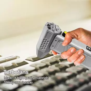 Новый 140000 об/мин мини турбореактивный вентилятор бесщеточный двигатель высокоскоростной ручной канальный вентилятор 52M/S портативный турбо вентилятор мини-вентилятор серый