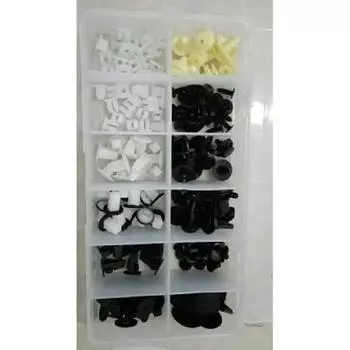 Новый 146 шт. Клипса из нейлона для кузова автомобиля, крыла, двери, капота, бампера, толкатель-фиксатор для Toyota