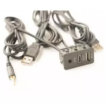 Новый 150 см Автомобильный Врезной Панельный AUX TYPE C USB Порт Панель USB Удлинительный Кабель Адаптер