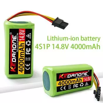 Новый 18650 4S1P 14,8 В 4000 мАч литий-ионный аккумулятор, для Cecotec Conga 1290 1390 1490 1590 пылесос робот перезаряжаемый аккумулятор