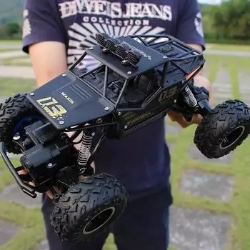 Новый 1:12/1:16 4WD 37 см RC Car 2.4G Радиоуправляемая Машина Багги Внедорожные Дистанционно Управляемые Грузовики Мальчики Игрушки для Детей Подарок 28cm чёрный