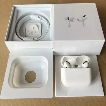 Новый 1:1 Беспроводные наушники 3Pro Bluetooth 5.0 Спортивные наушники Активный шум Игровые музыкальные наушники Сенсорное управление Гарнитура для iPhone Xiaomi белый