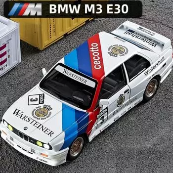 Новый 1:24 BMW M3 литая модель автомобиля со звуком и светом для дома коллекция хобби украшения ретро симулятор автомобиля модные украшения мальчики подарок игрушка чёрный