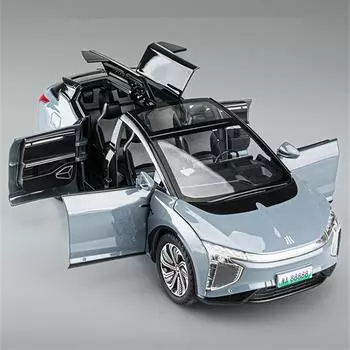 Новый 1:24 HiPhi X SUV сплав новая энергетическая модель автомобиля литая металлическая электрическая интеллектуальная модель дорожного автомобиля звук и свет детская игрушка подарок белый