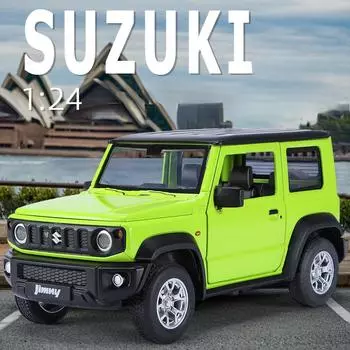 Новый 1:24 имитация литой модели автомобиля из литого металла, модель внедорожника, звуковая и световая имитация, коллекция украшений, детские игрушки, подарок белый