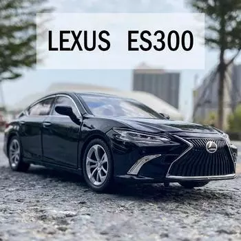 Новый 1:24 Lexus ES300 большой люксовый представительский седан литой металлический автомобиль модель со звуком и светом серия Pull Back подарок на день рождения чёрный