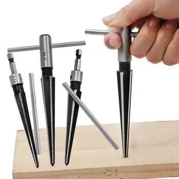 Новый 1/8-1/2 (3-13mm) 5-16 Конусная развертка Фаска Открытый потайной режущий инструмент Шестигранный хвостовик Ручное коническое сверло