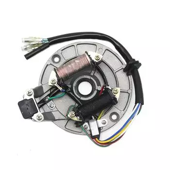 Новый 1 шт. 110cc 125cc Питбайк Питбайк Пластина статора Датчик Катушка магнето Ротор Новый