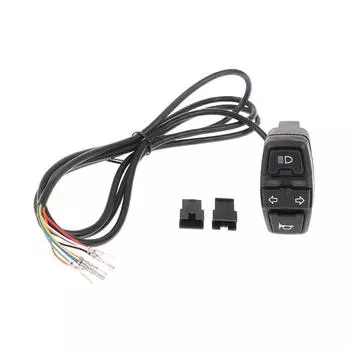 Новый 1 шт. электрический велосипедный фонарь и переключатель звукового сигнала Wuxing DK336 водонепроницаемый электрический велосипедный скутер световой и звуковой переключатель