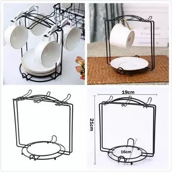 Новый 1 шт. держатель для чашки кофе подвесная перегородка держатель чашки стеллаж для хранения железная полка для чашек подставка для кухни