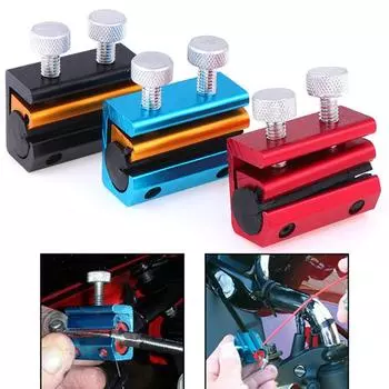 Новый 1 шт. двойной кабельный смазочный лубрикатор смазочный инструмент мотоцикл скутер велосипед квадроцикл мотоцикл линия сцепления дроссельная линия масленка