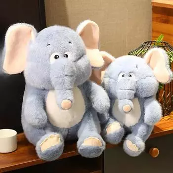 Новый 1 шт. Милые плюшевые игрушки в виде слона, мультяшные животные, подушка в виде слона, мягкая кукла, кавайные подарки на день рождения и День святого Валентина 22cm