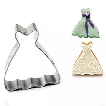 Новый 1 шт. свадебное платье принцесса платье формочка для печенья бисквит желе помадка торт DIY форма кухонные инструменты