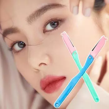Новый 1 шт. триммер для бровей, бритва, портативная эпиляция лица, макияж, женская бритва, удаление волос Br T5O1 as shown-1set