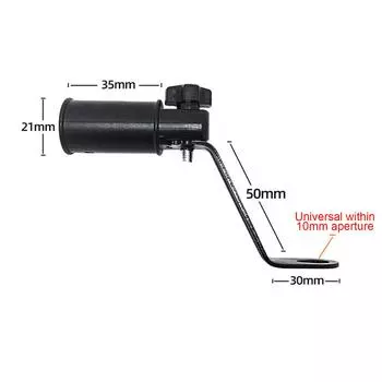 Новый 1 шт. универсальный держатель для крепления зеркала заднего вида мотоцикла 10 мм GPS-кронштейн для телефона для скутера мопеда KTM Suzuki чёрный