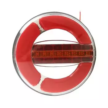 Новый 1 шт. Водонепроницаемый круглый задний фонарь для грузовика, универсальный для транспортных средств 12 В 24 В