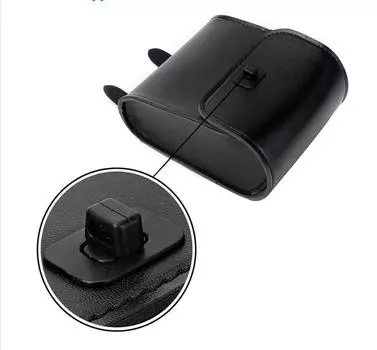 Новый 1 X Черный Портативный Мотоциклетный Передний Руль Инструмент Багаж Седельная Сумка из ПУ Кожи