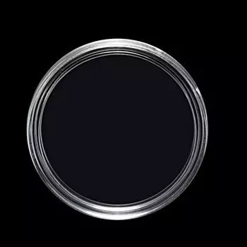 Новый 25 шт. Круглый 40 мм Прозрачный Пластиковый Контейнер для Монет Коробка для Хранения Монет и Мелочи Новый