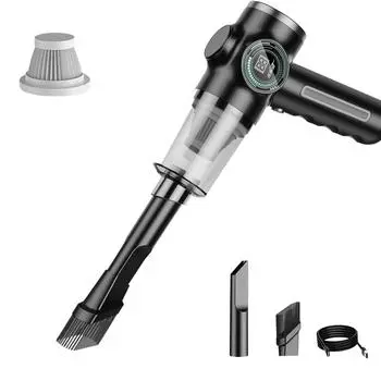 Новый 29000pa 3 в 1 беспроводной автомобильный пылесос портативный ручной мини-пылесос автомобильная бытовая техника аккумулятор дисплей Basic чёрный