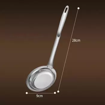 Новый 2 шт. 304 нержавеющая сталь очень мелкая сетка дуршлаг для снятия жира и пены