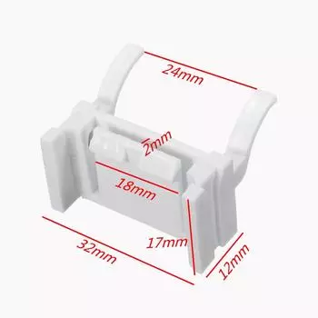 Новый 2 шт. Автомобильный HID H7 Адаптер для ламп Ксеноновый держатель лампы Белое основание для Ford Focus MK2 MK3